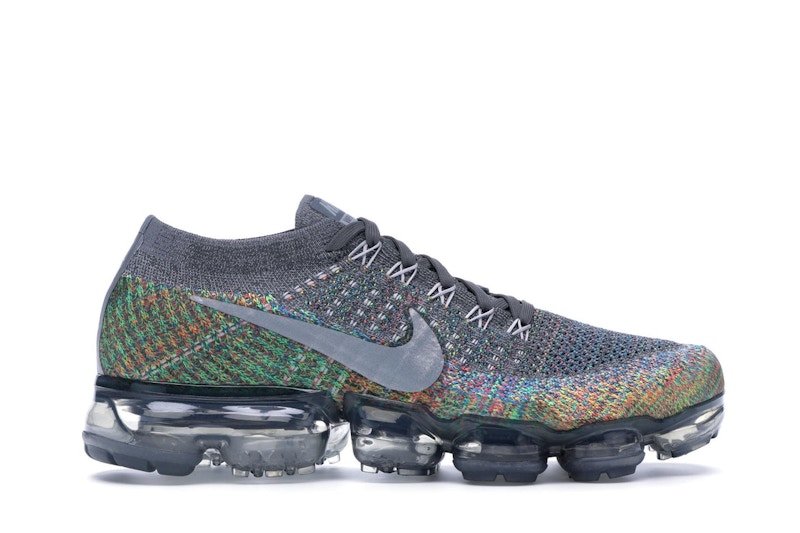 Air vapormax shop flyknit grey multicolor