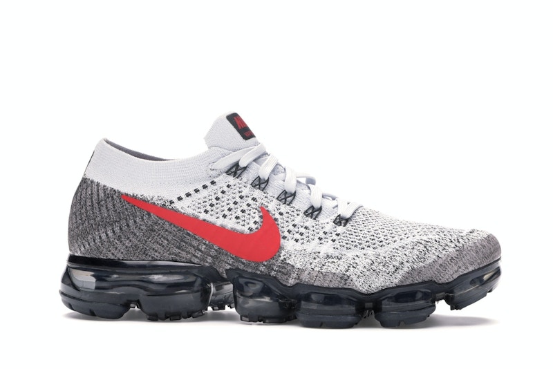 Vapormax platinum red black clearance
