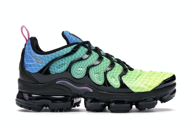 Nike air vapormax sale plus neon green