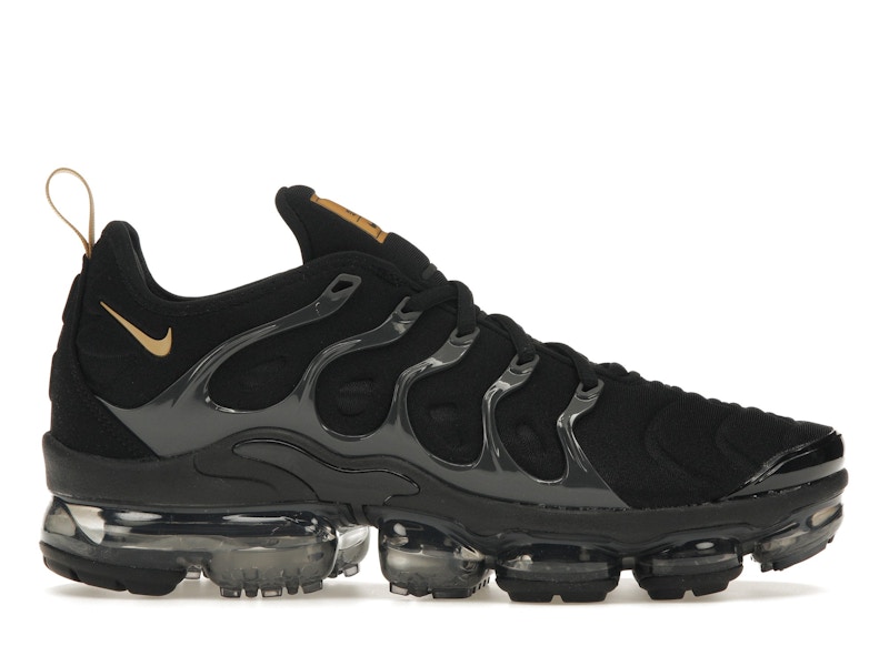 Nike Air VaporMax Plus Black Metallic Gold Anthracite