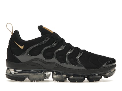 Nike Air VaporMax Plus Black Metallic Gold Anthracite Men's
