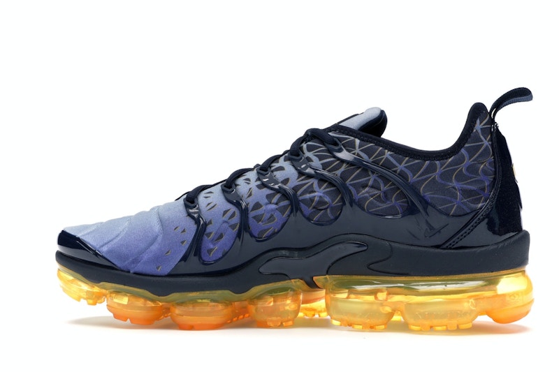 Air vapormax plus geometric obsidian laser orange