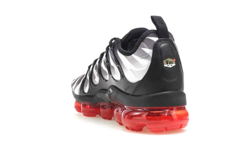 Red Shark Air Vapormax Plus Black Speed Red Mens Shoes Sneaker