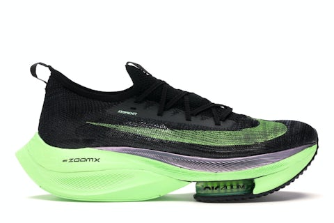 Nike Air Zoom Alphafly Next% Black Electric Green Men's CI9925