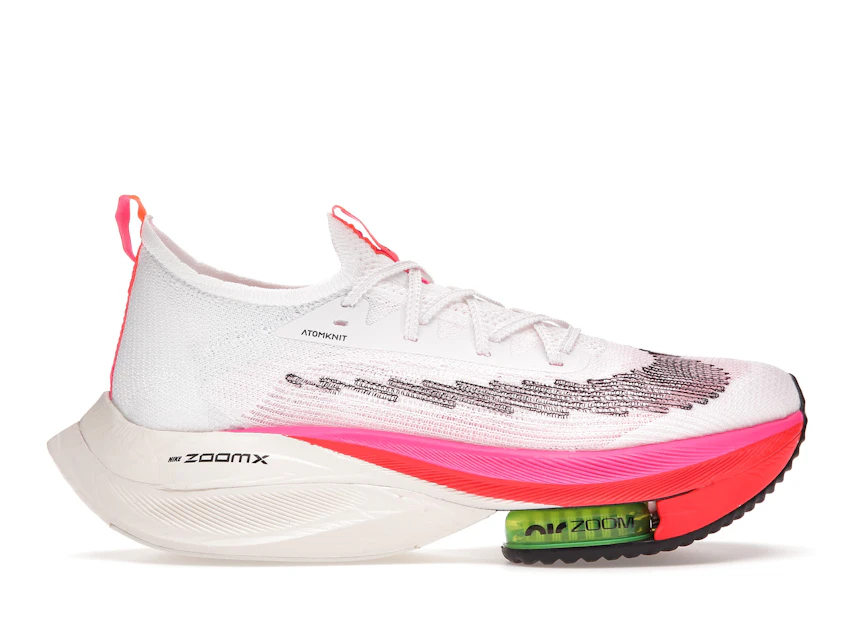 Nike Air Zoom Alphafly Next% Flyknit White Pink 0