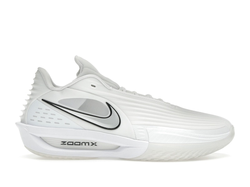 Nike Air Zoom GT Cut 3 Turbo White Metallic Silver Men's