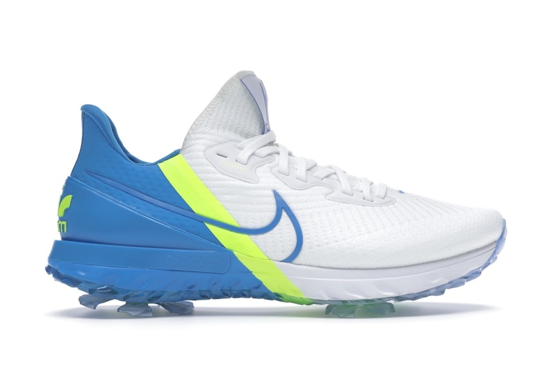 Nike air zoom infinity tour white volt baseball blue