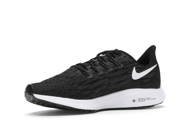 Nike Air Zoom Pegasus 36 Black White (Women's)