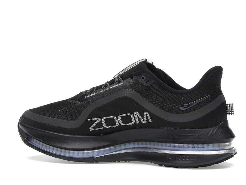 Nike Air Zoom Pegasus Premium Black Metallic Silver