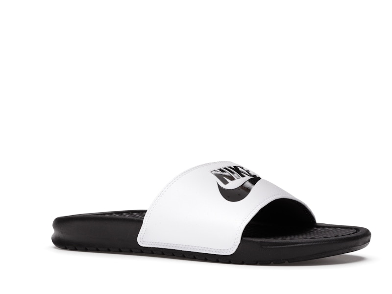 Nike slides benassi white