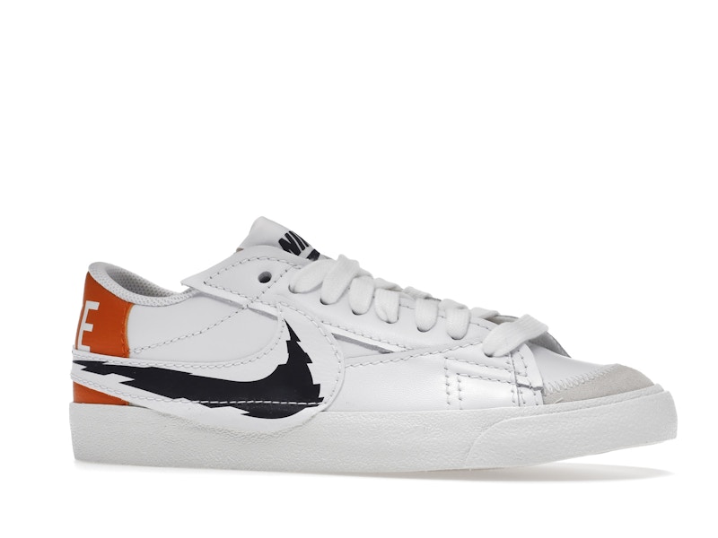 Nike Blazer Low 77 Jumbo White Summit White Magma Orange Black