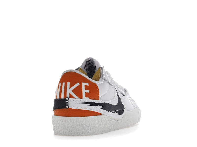 Nike Blazer Low 77 Jumbo White Summit White Magma Orange Black