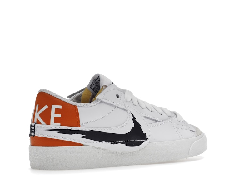 Nike Blazer Low 77 Jumbo White Summit White Magma Orange Black