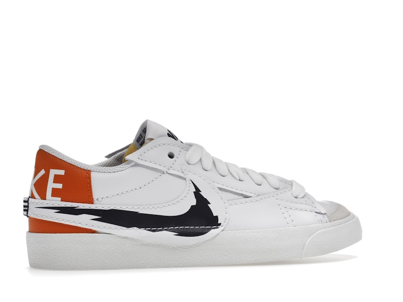 Nike Blazer Low 77 Jumbo White Summit White Magma Orange Black