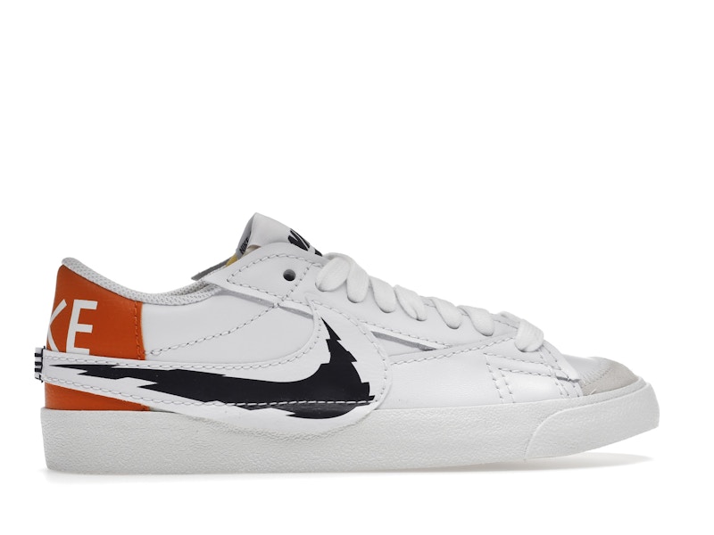 Nike Blazer Low 77 Jumbo White Summit White Magma Orange Black