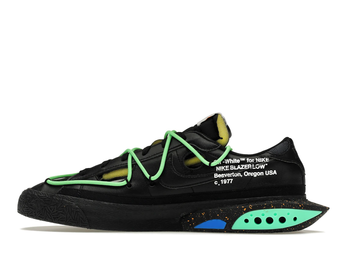 Nike Blazer Low Off-White Black Electro Green