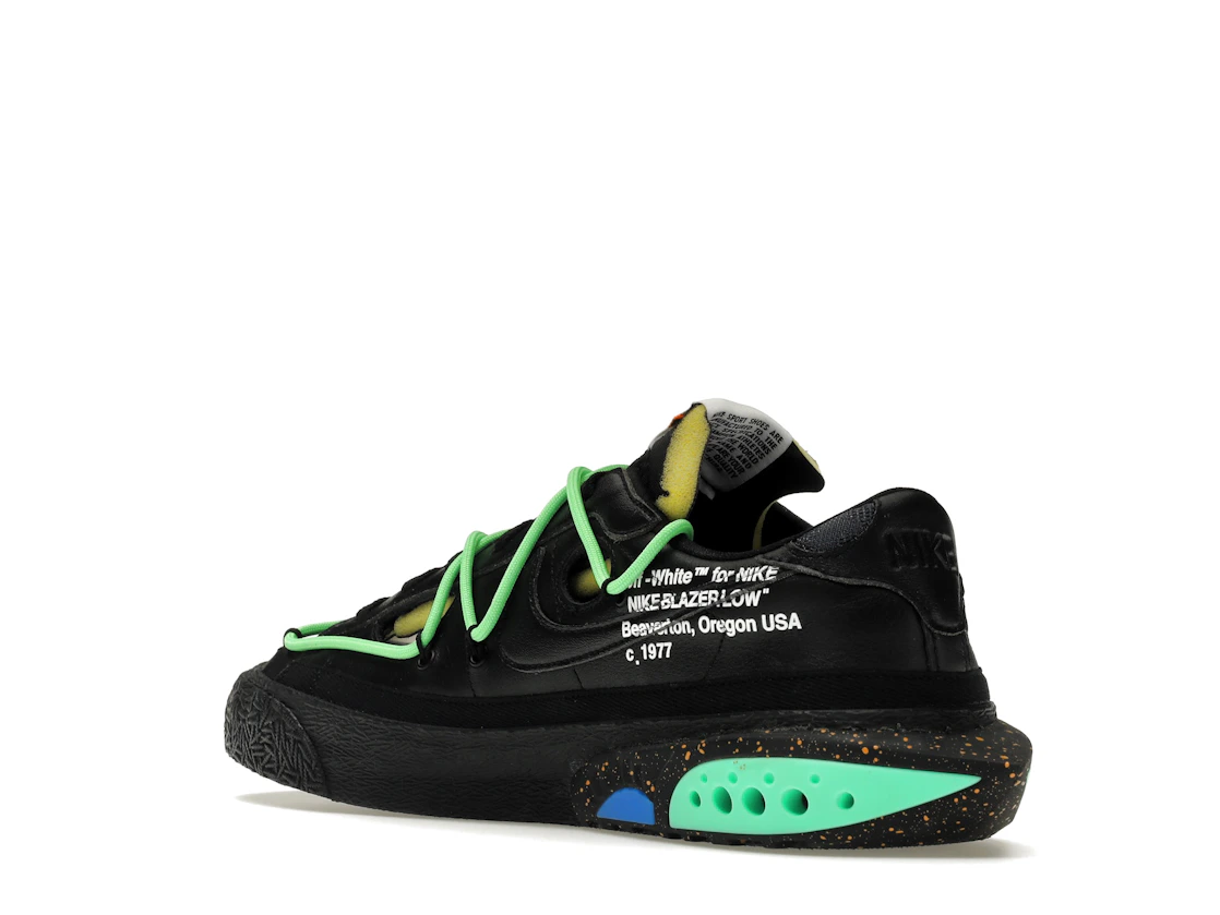Nike Blazer Low Off-White Black Electro Green