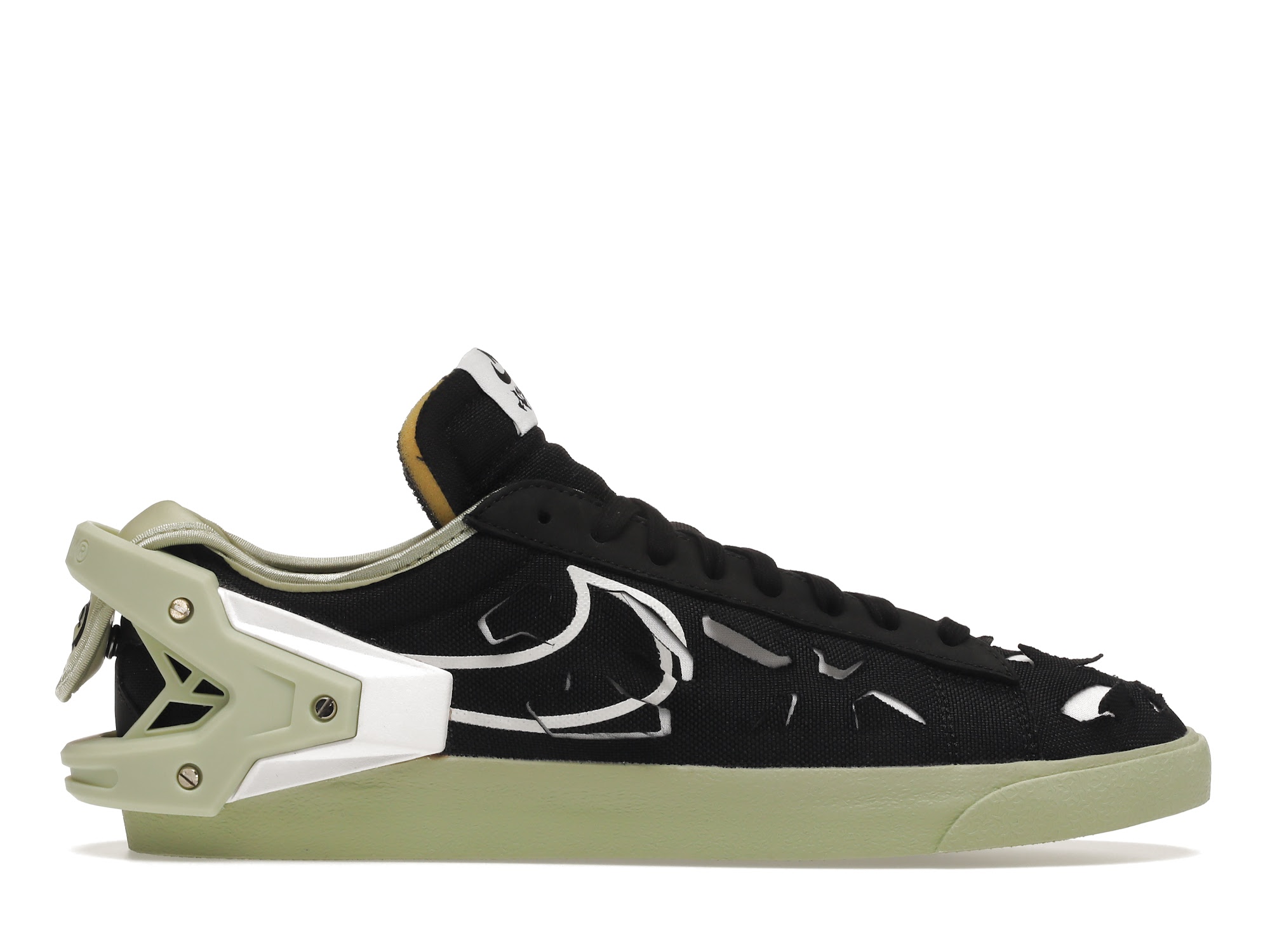 Nike Blazer Low Acronym Black Olive Aura