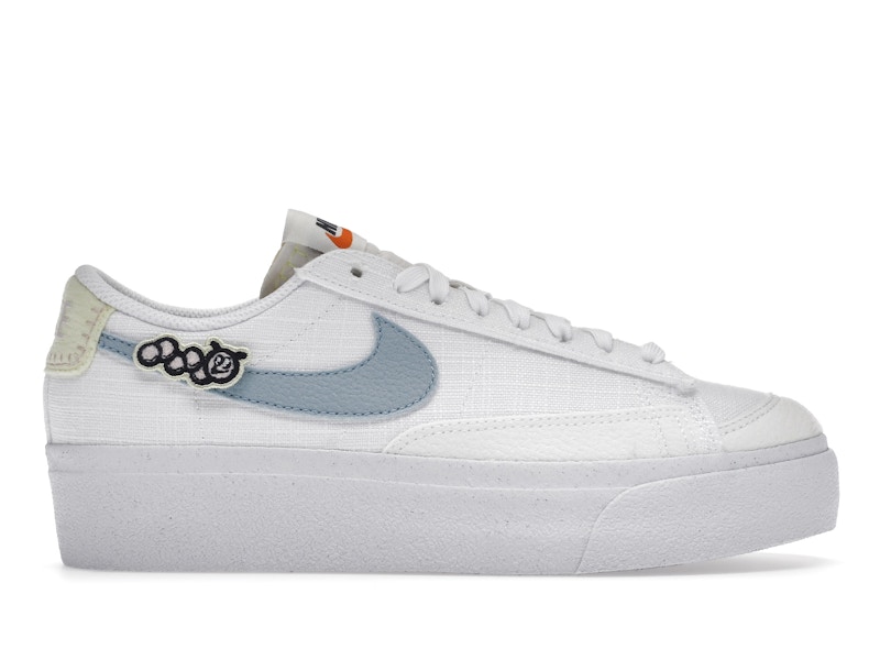 Nike Blazer Low Platform Next Nature Boarder Blue Women s