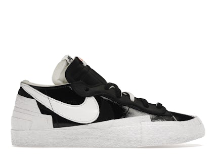 Nike Blazer Low Sacai Black Patent Leather Men's DM6443-001 US