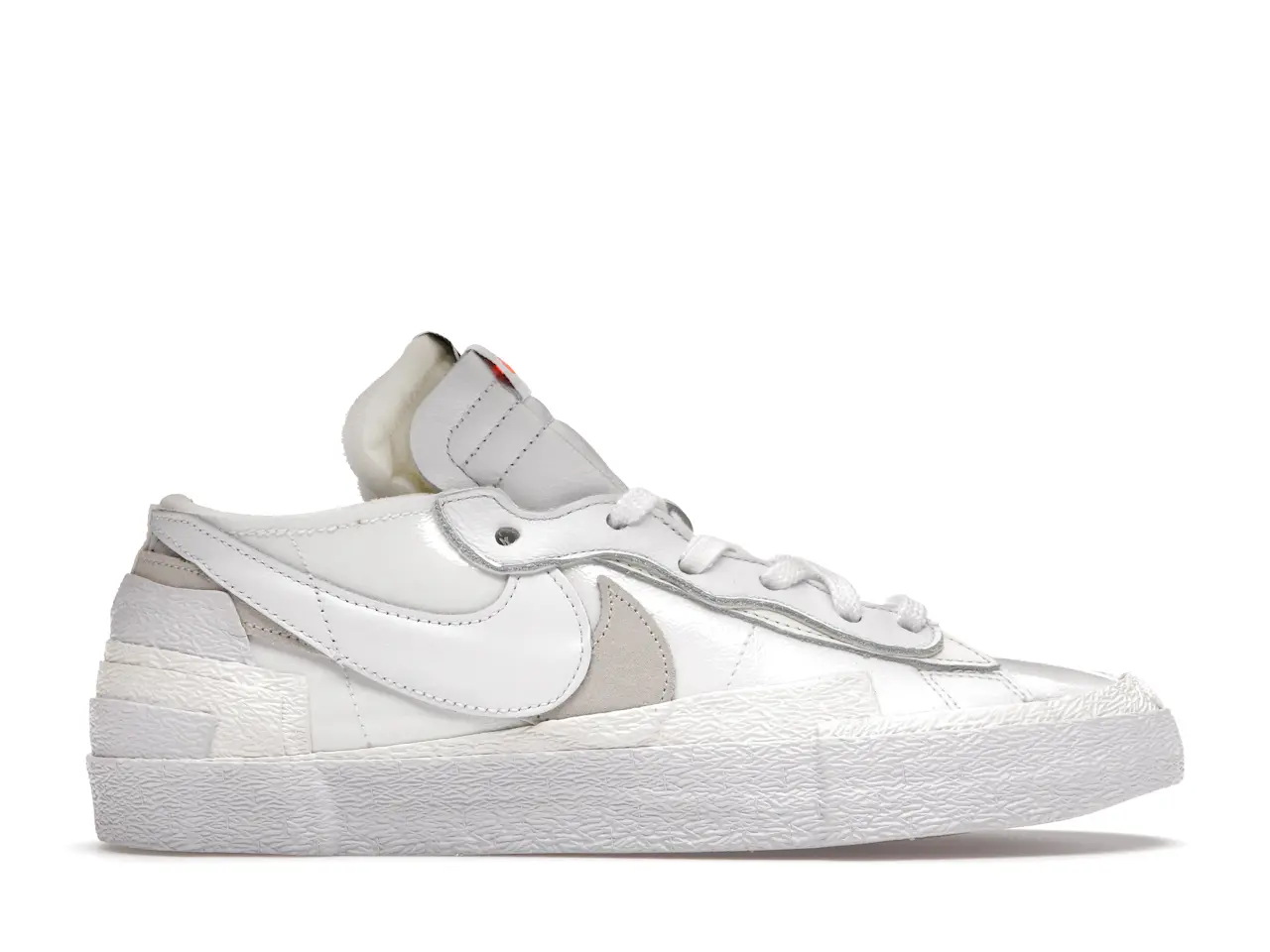 Nike Blazer Low sacai White Patent Leather Men's - DM6443-100 - US