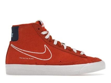 Shoe Orange Blazer Mid 77 Nike Blazer Mid 77 First Use Orange