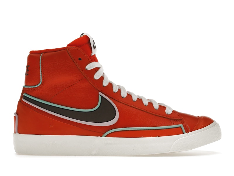 Orange discount nike blazers
