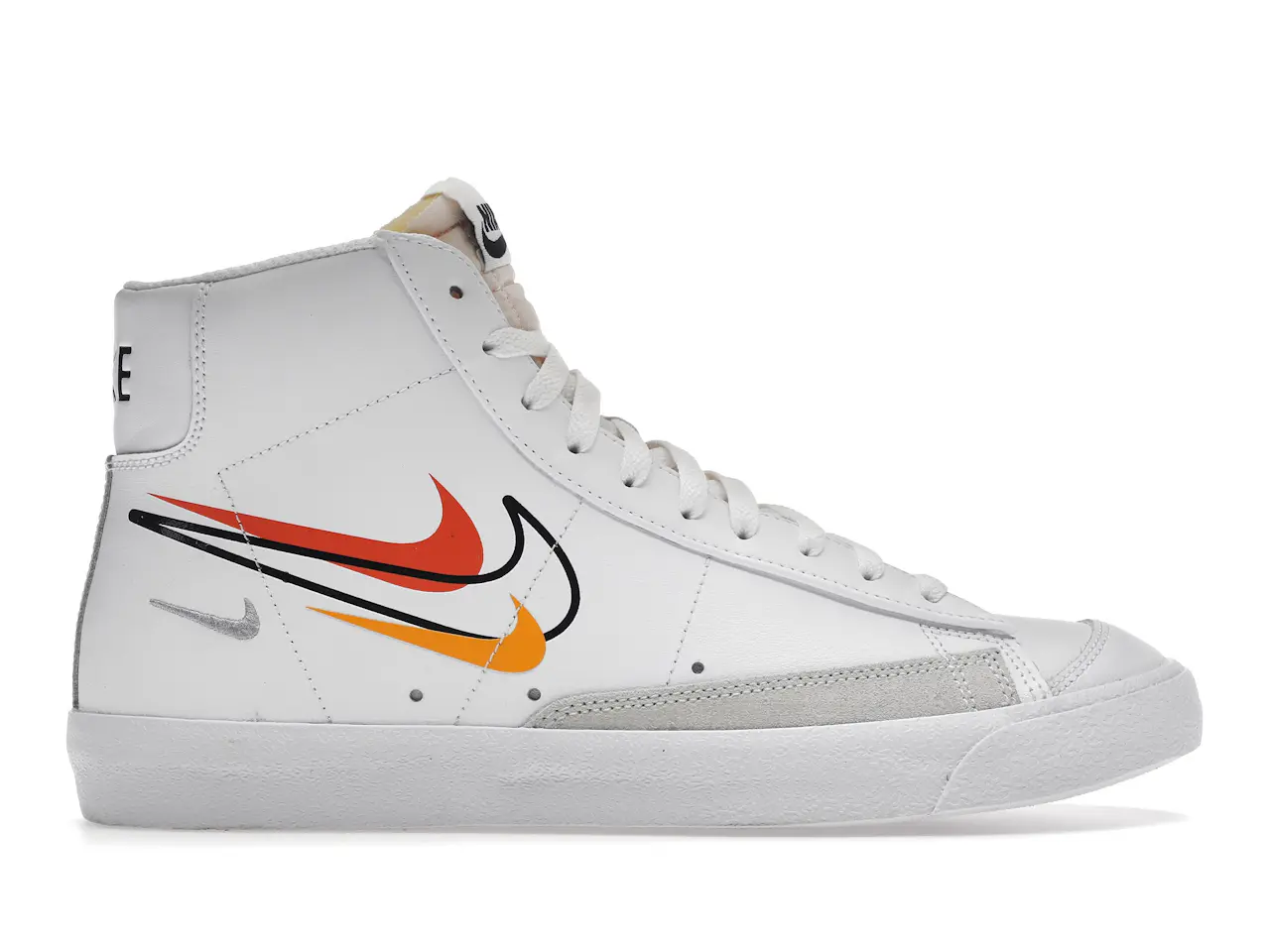 Nike Blazer Mid 77 Multi-Swoosh White Men's - DN7996-100 - US