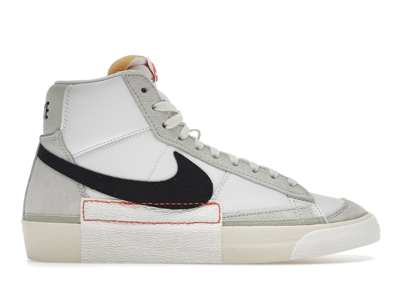 White and top blue nike blazers