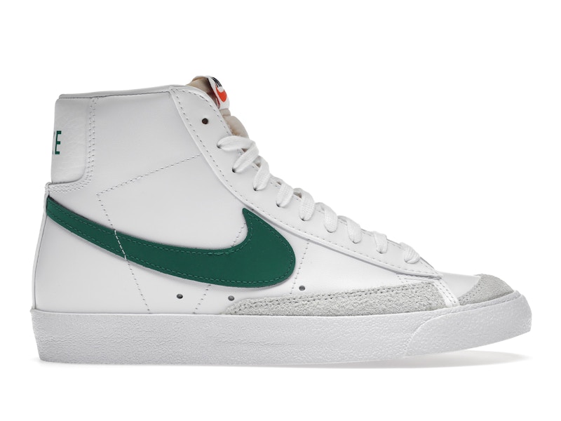 Nike blazer white green sale