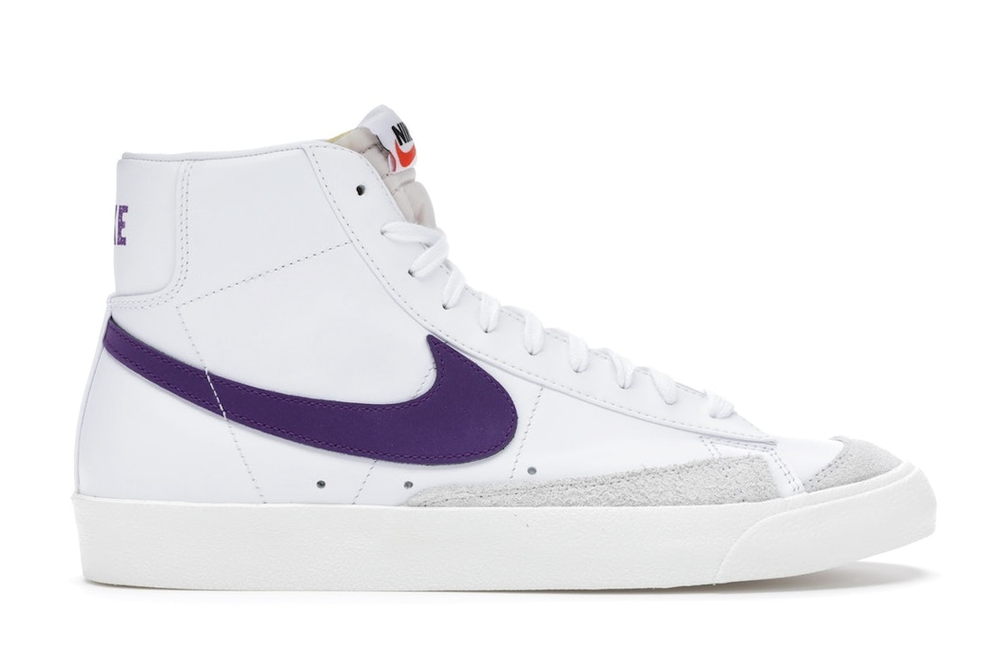 Nike Blazer Mid 77 Vintage White Voltage Purple Bq6806 105