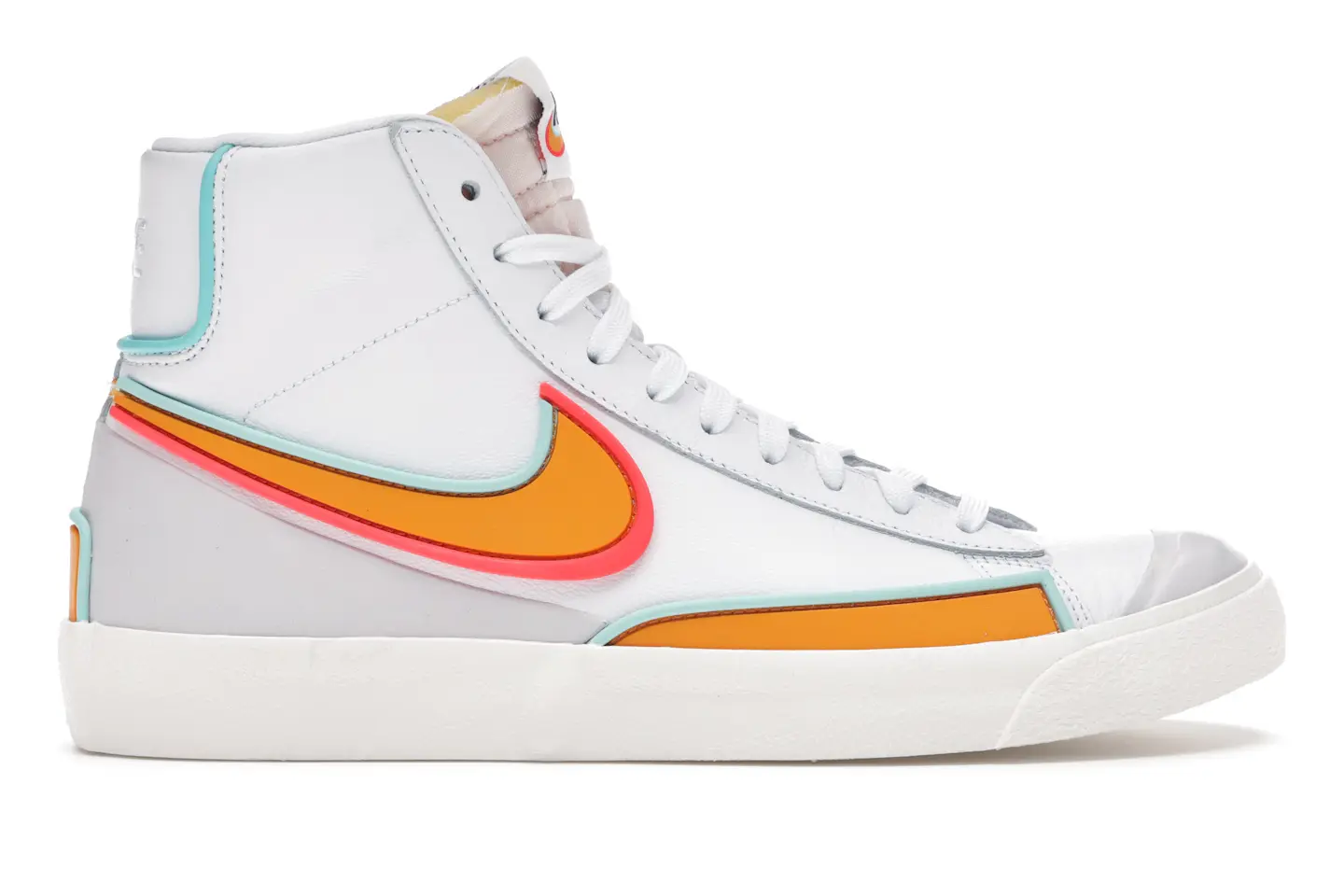 Nike Blazer Mid Infinite White Kumquat Men's - DA7233-100 - US