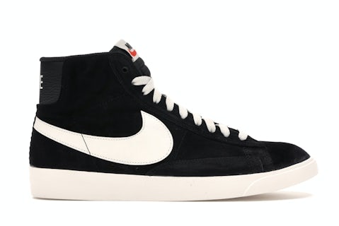 Nike Blazer Mid Vintage Suede Black (Women's) AV9376-001 US