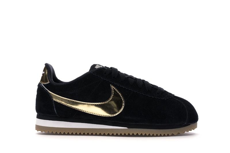 nike cortez se black gum