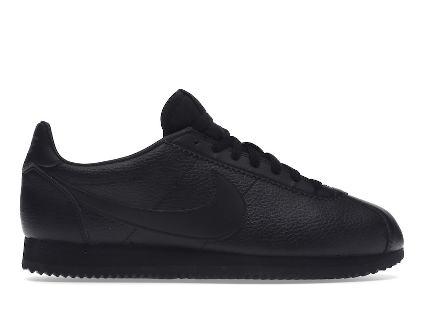 Nike Cortez Black Leather Sneakers - Farfetch