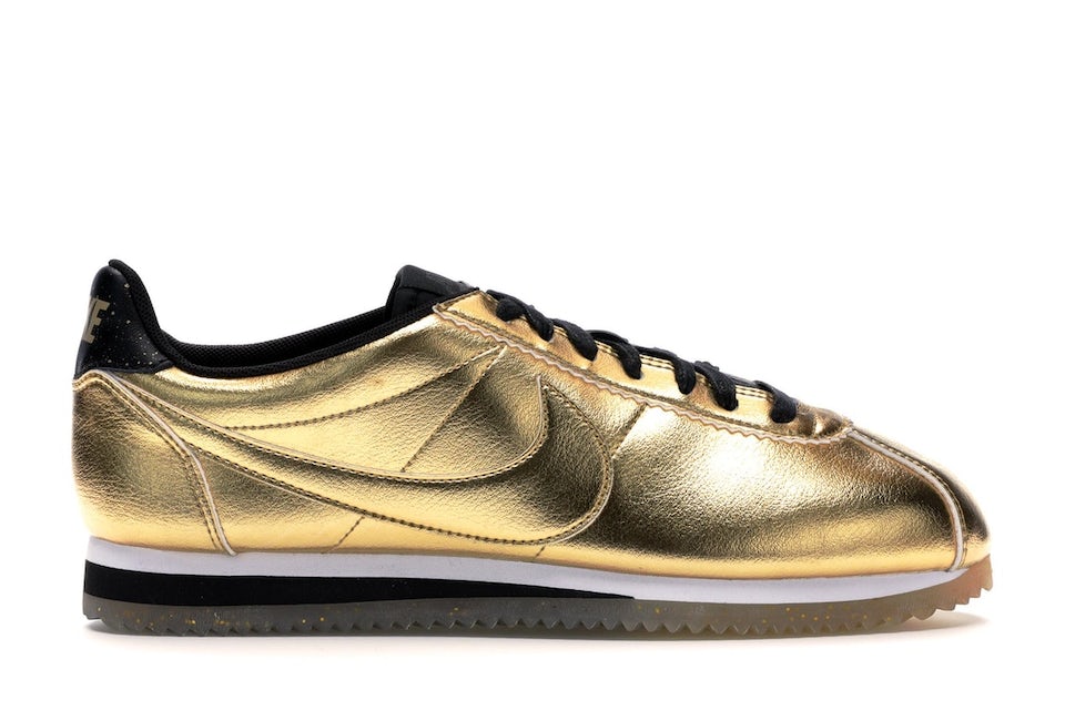 Shop Nike's Classic Cortez in Black & Rose Gold