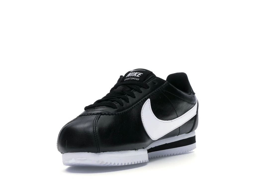 Nike Classic Cortez Mini Swoosh Black White