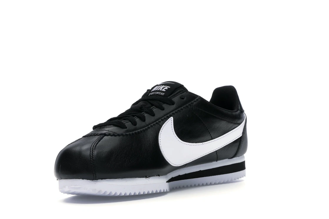 Nike Classic Cortez Mini Swoosh Black White