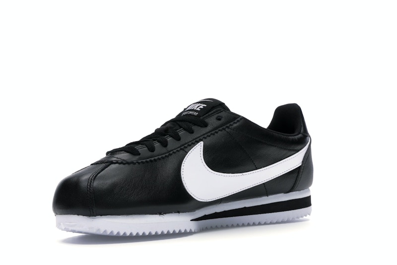 Nike Classic Cortez Mini Swoosh Black White