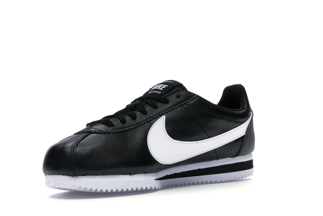 Nike Classic Cortez Mini Swoosh Black White