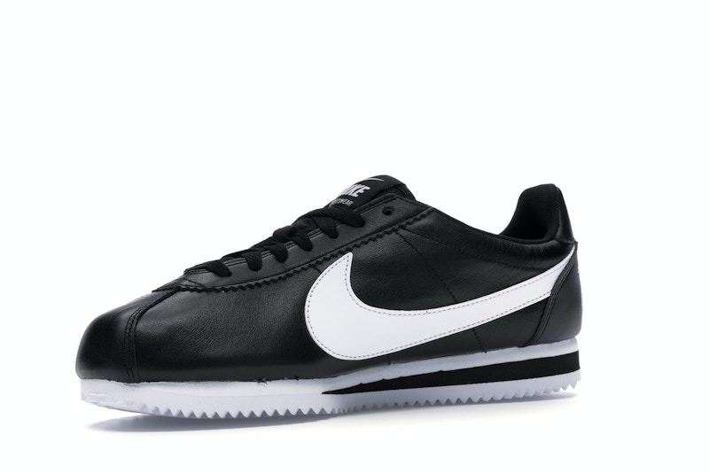 Nike Classic Cortez Mini Swoosh Black White