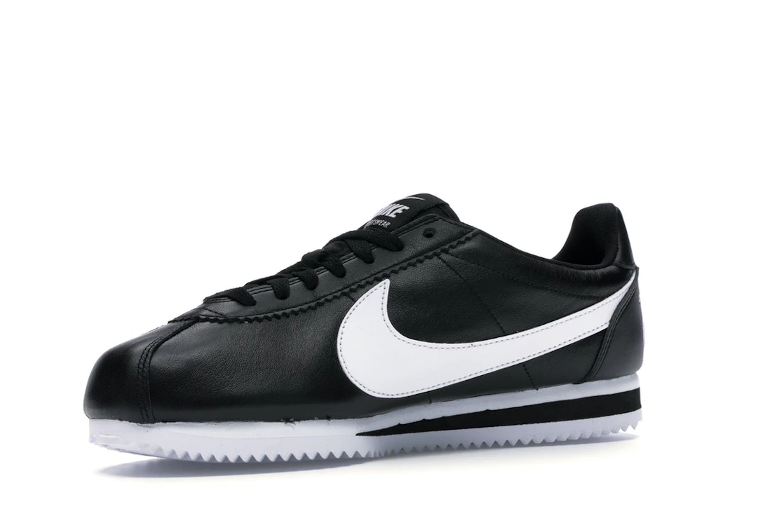 Nike Classic Cortez Mini Swoosh Black White