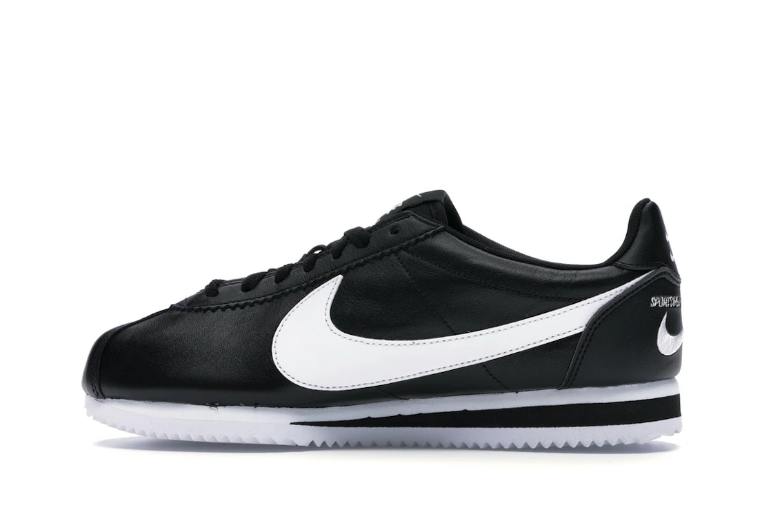 Nike Classic Cortez Mini Swoosh Black White