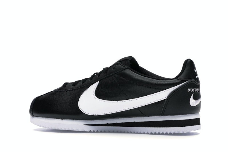 Nike Classic Cortez Mini Swoosh Black White