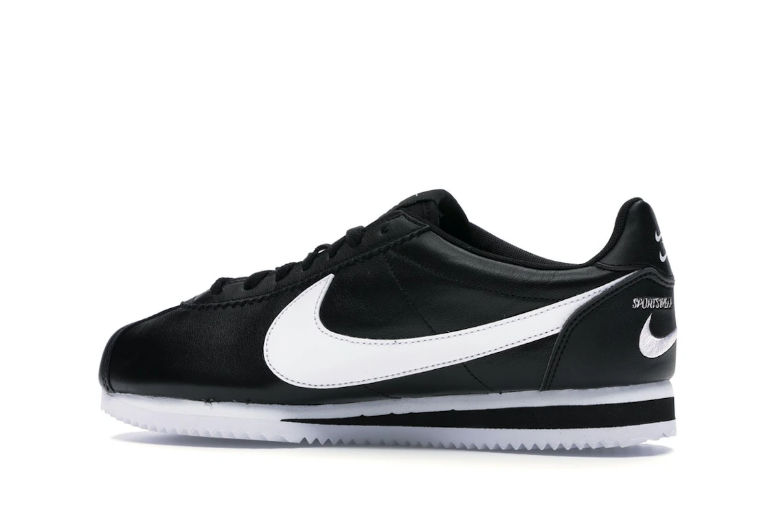 Nike Classic Cortez Mini Swoosh Black White