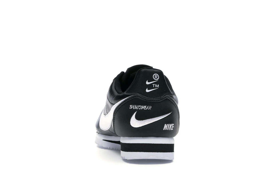 Nike Classic Cortez Mini Swoosh Black White