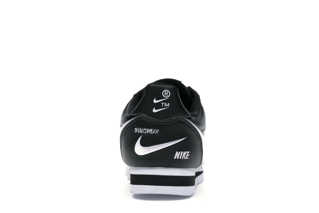 Nike Classic Cortez Mini Swoosh Black White