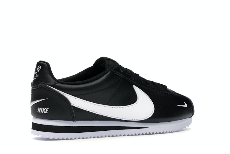 Nike Classic Cortez Mini Swoosh Black White