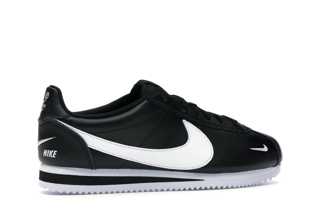 Nike Classic Cortez Mini Swoosh Black White