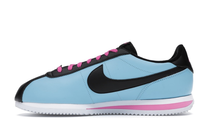 nike cortez pink and black